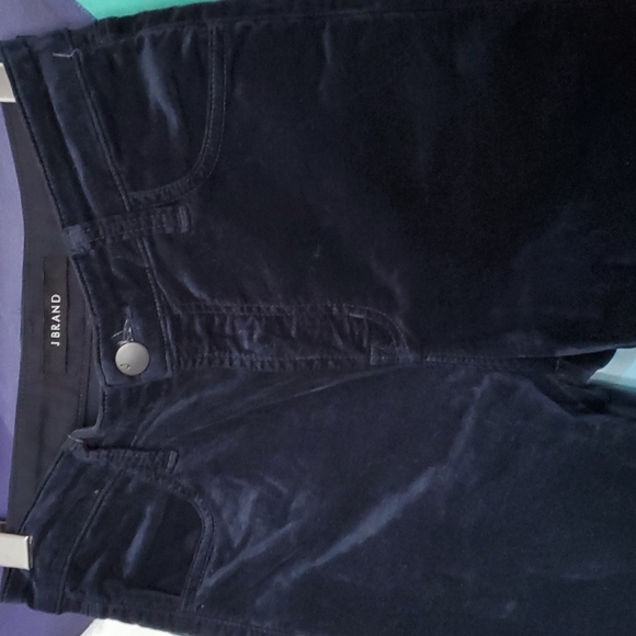 velvet J Brand Navy Velvet Skinny Pants - Picture 4 of 9